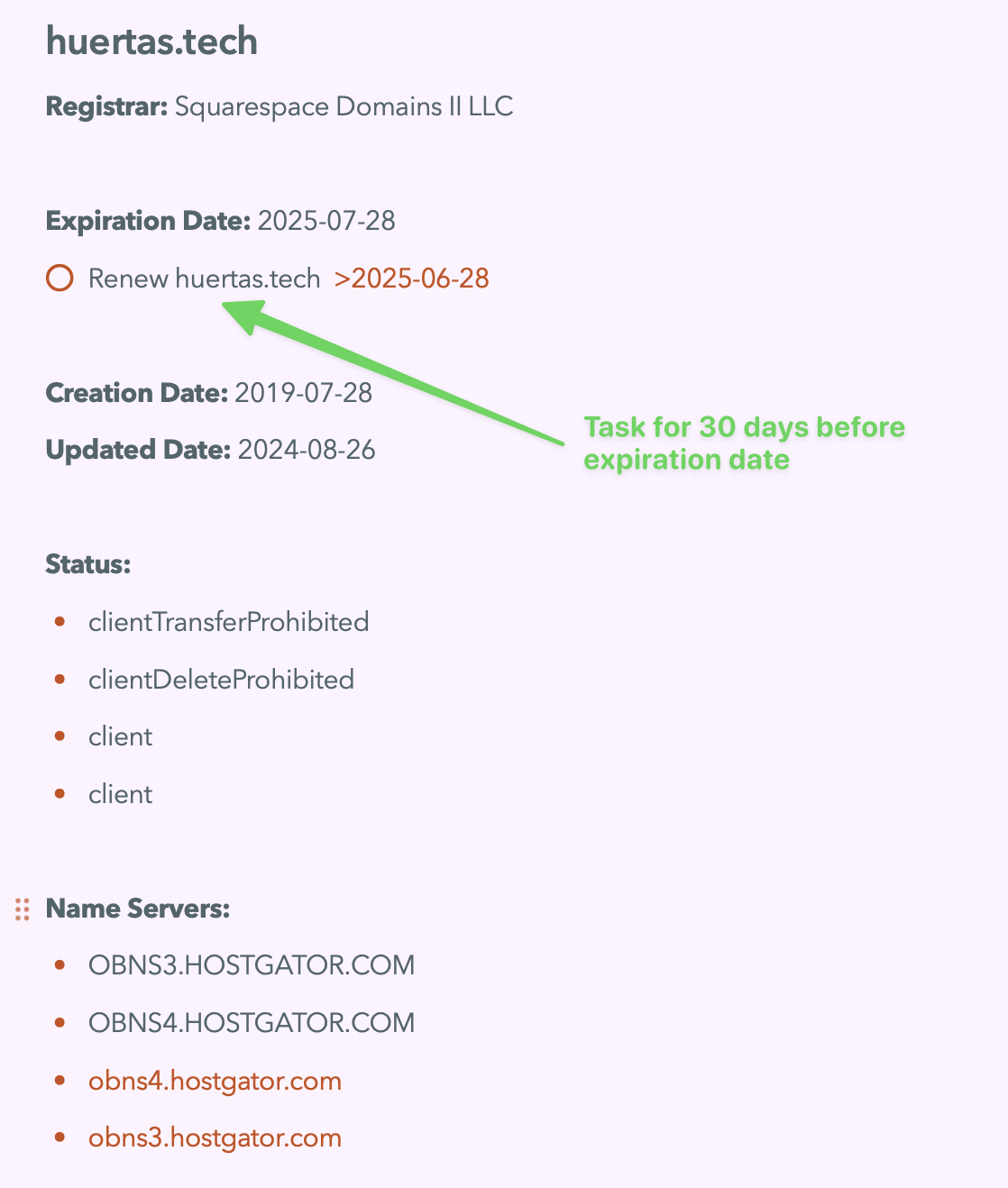 Note Details
